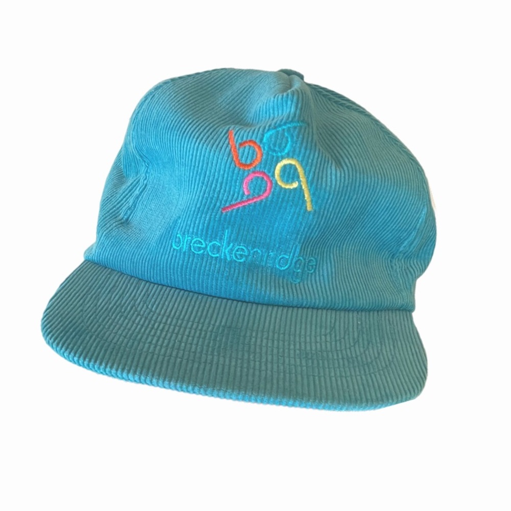 VTG Breckinridge Colorado Ski Resort Corduroy Hat